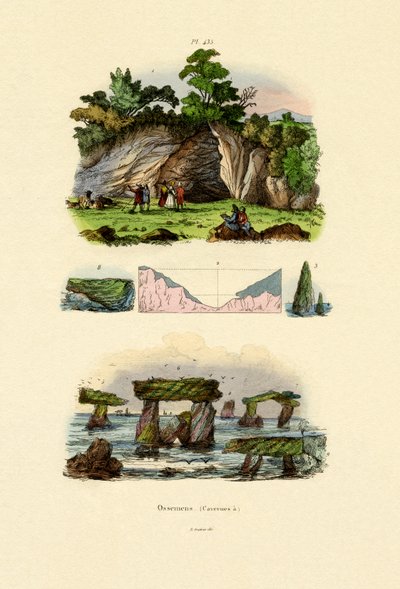Caves by French School